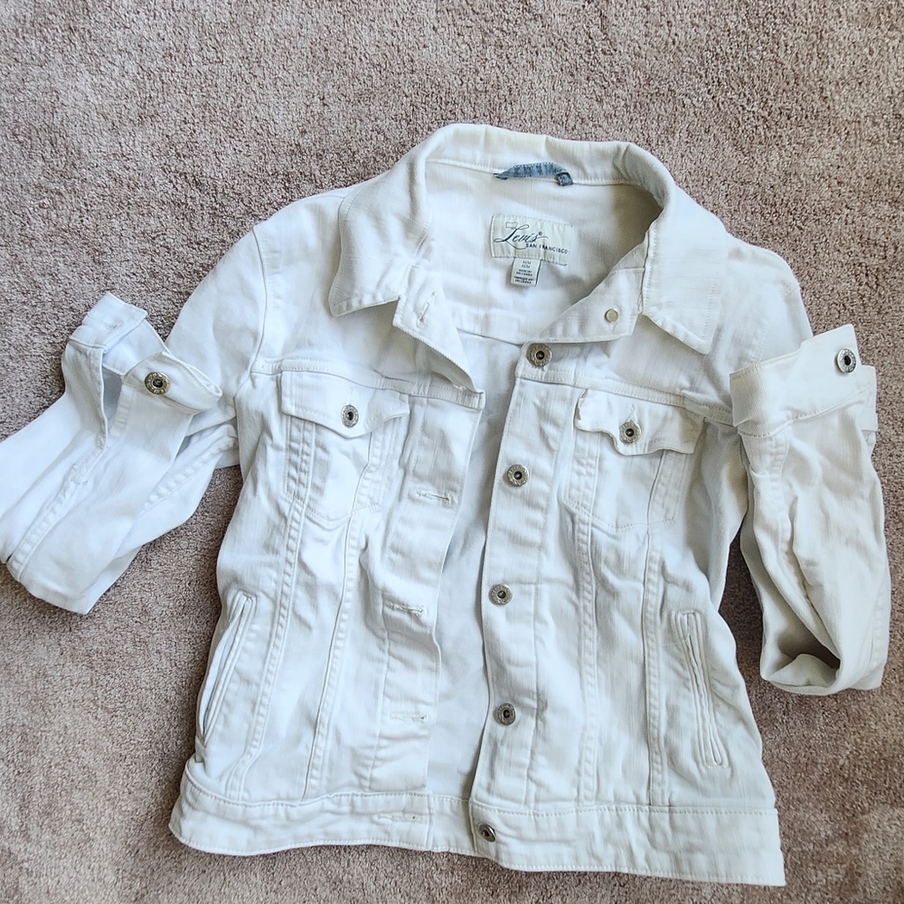 Levi's White Jean Jacket